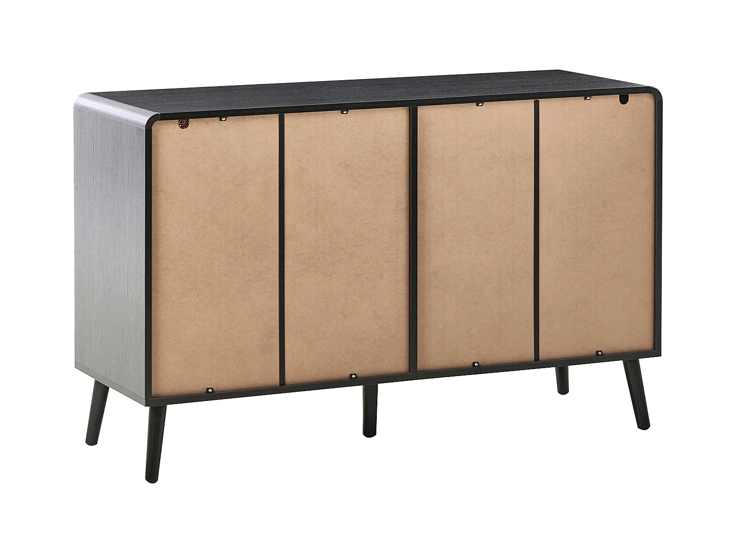 Commode à 6 tiroirs MOURA Noir