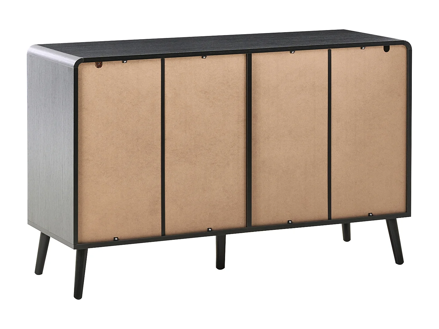 Commode à 6 tiroirs MOURA Noir