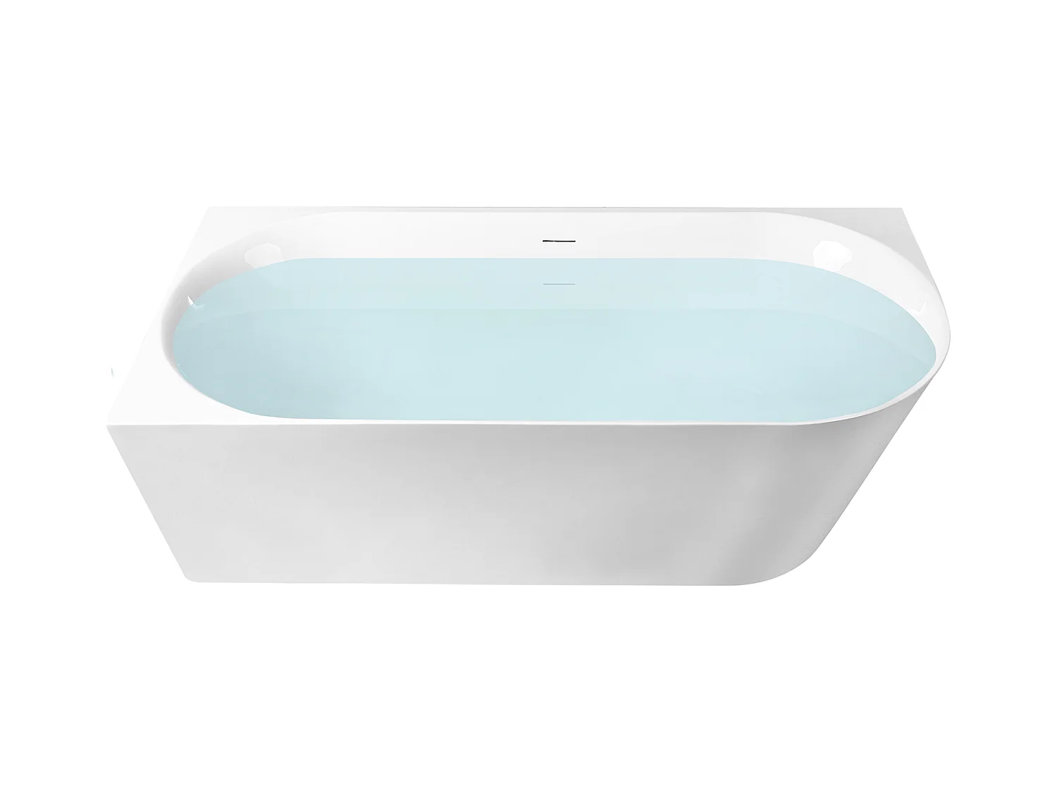 Baignoire d'angle RENACA Côté droit 170 x 79 cm Blanc