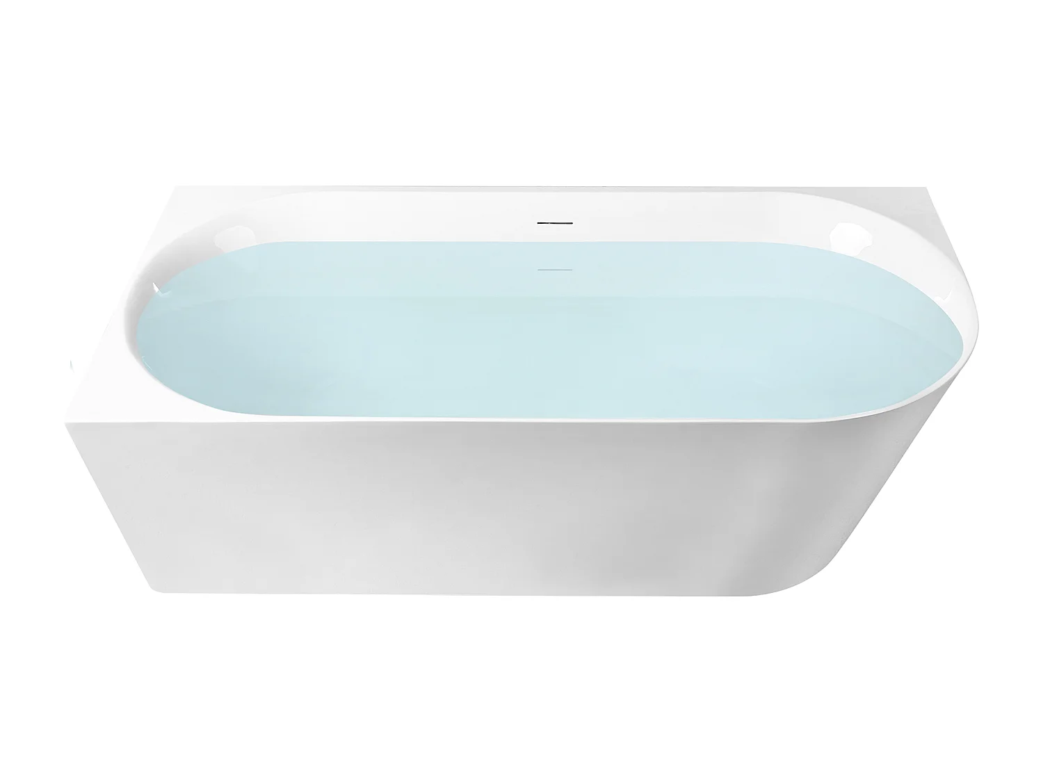 Baignoire d'angle RENACA Côté droit 170 x 79 cm Blanc