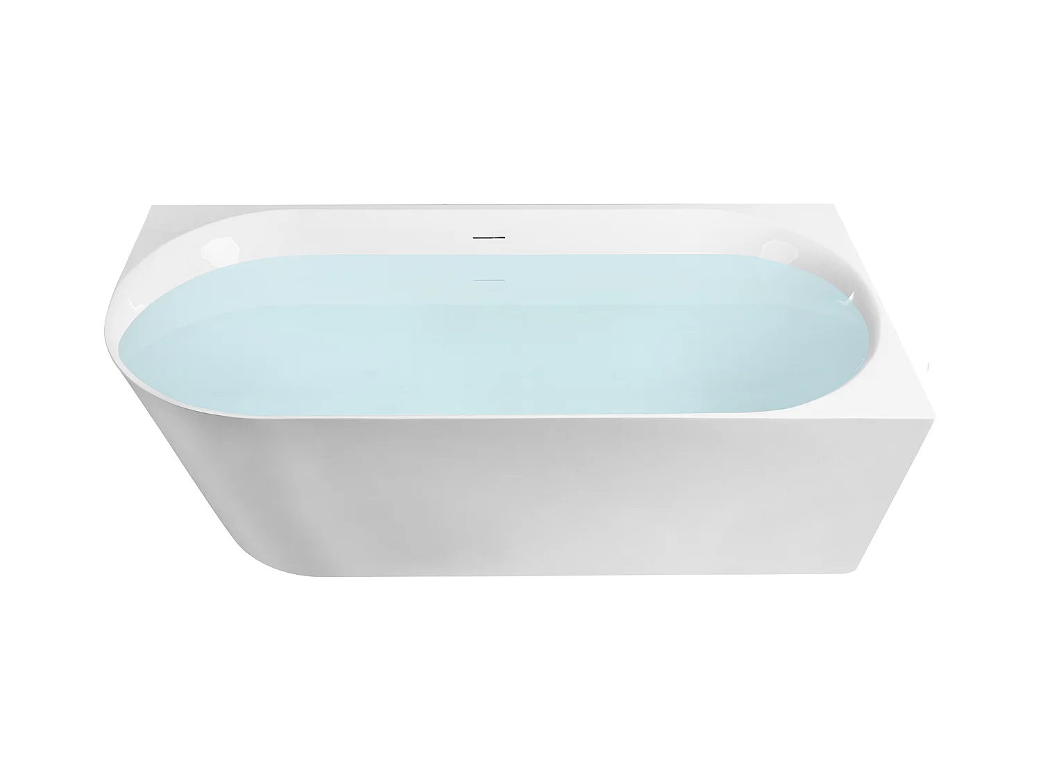 Baignoire d'angle RENACA Côté droite 170 x 79 cm Blanc