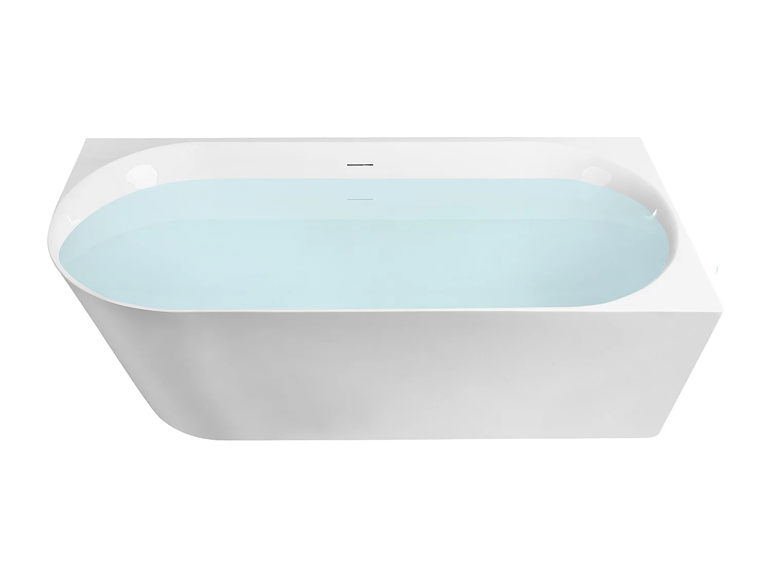 Baignoire d'angle RENACA Côté gauche 170 x 79 cm Blanc
