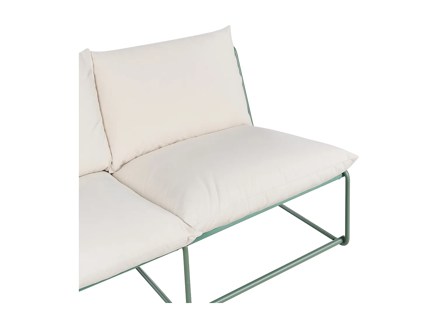 Canapé de jardin 2 places PICO Métal Vert