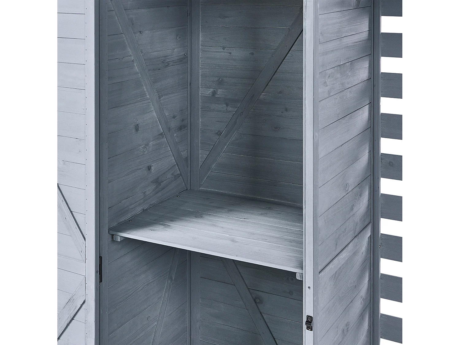 Remise à outils CENGIO 130 cm 57 cm Gris