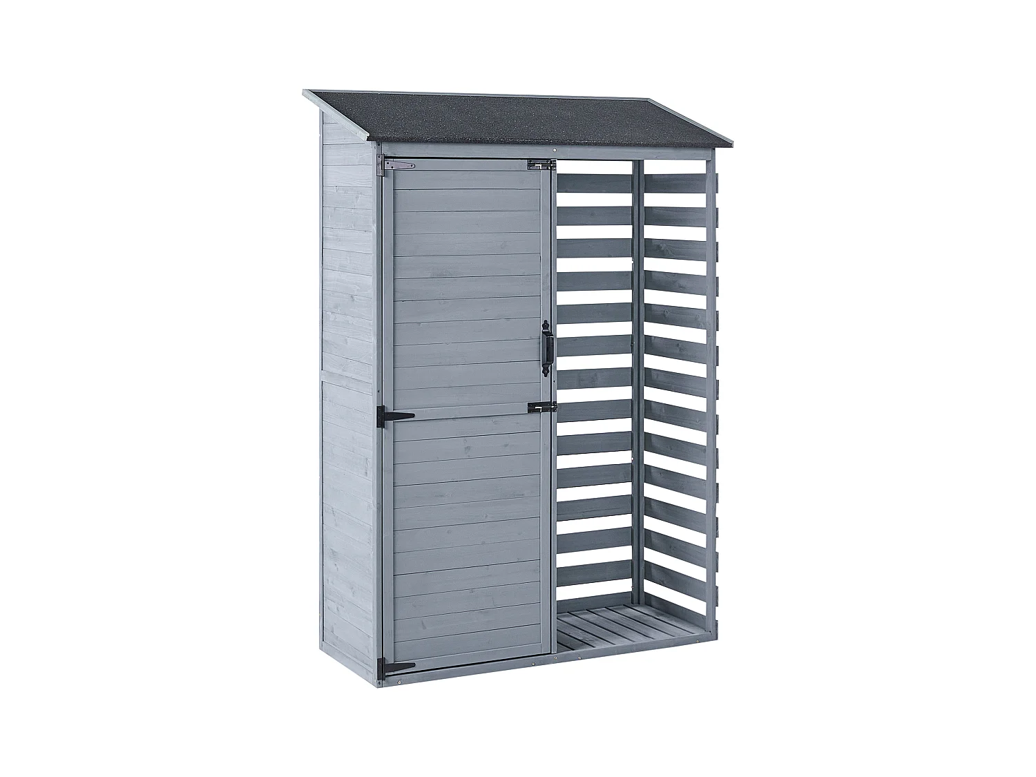 Abri de jardin CENGIO 130 cm 57 cm Gris
