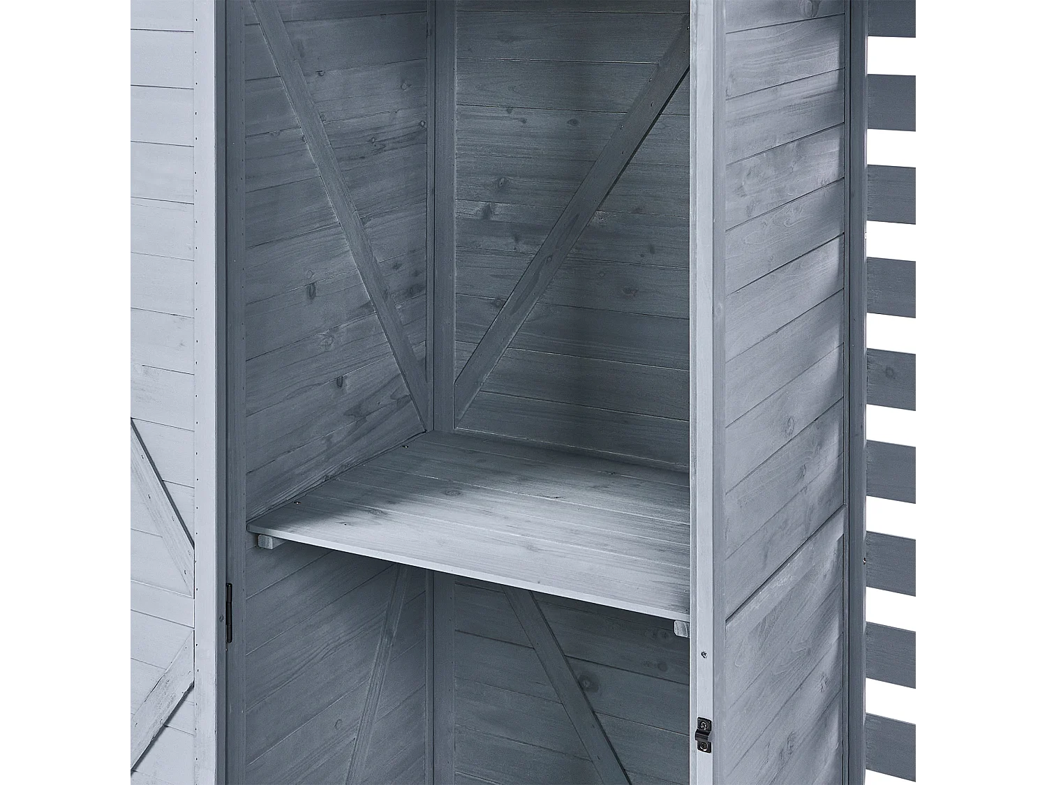 Remise à outils CENGIO 130 cm 57 cm Gris