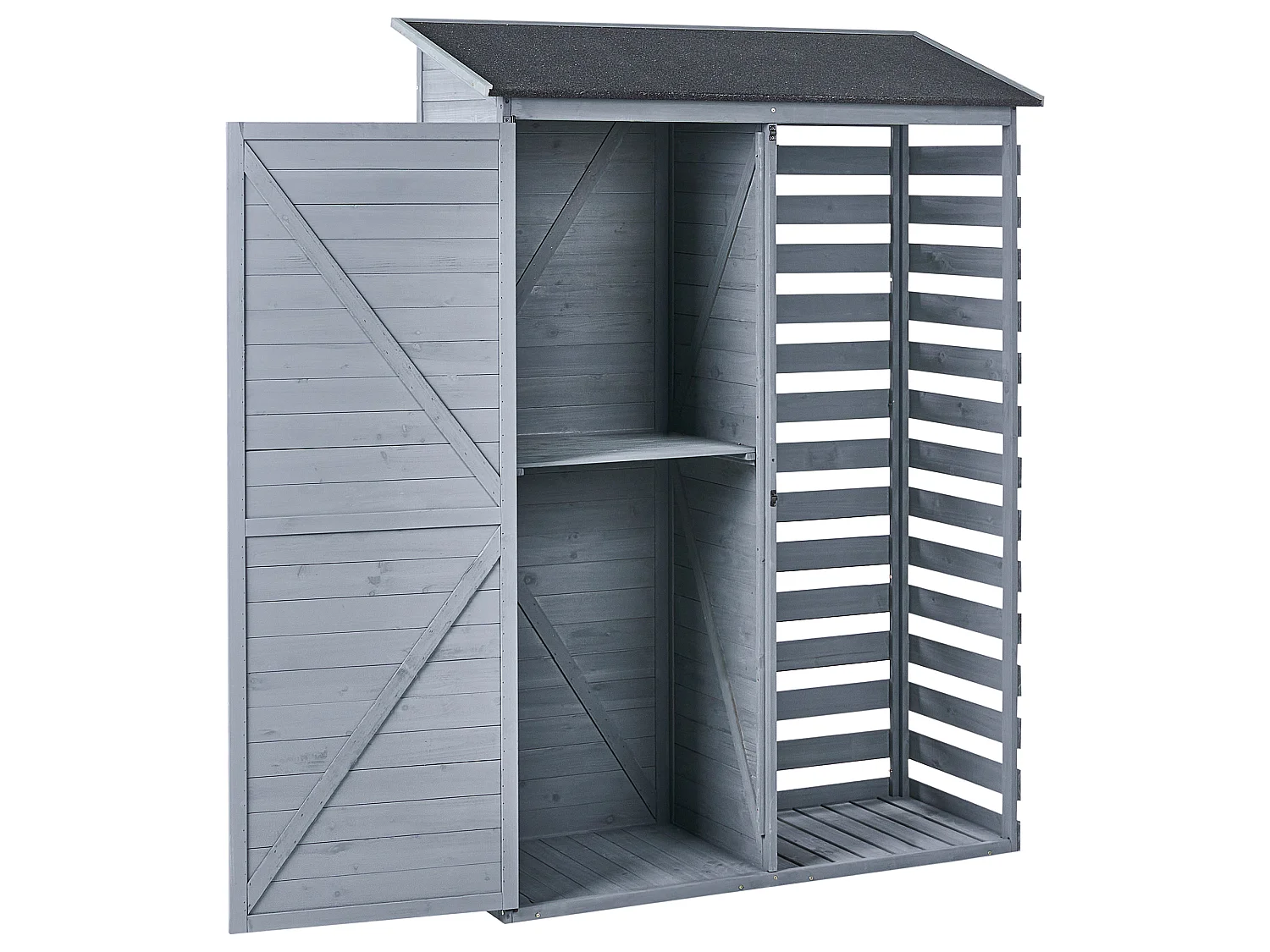 Tool Shed CENGIO 130 cm 57 cm Grey