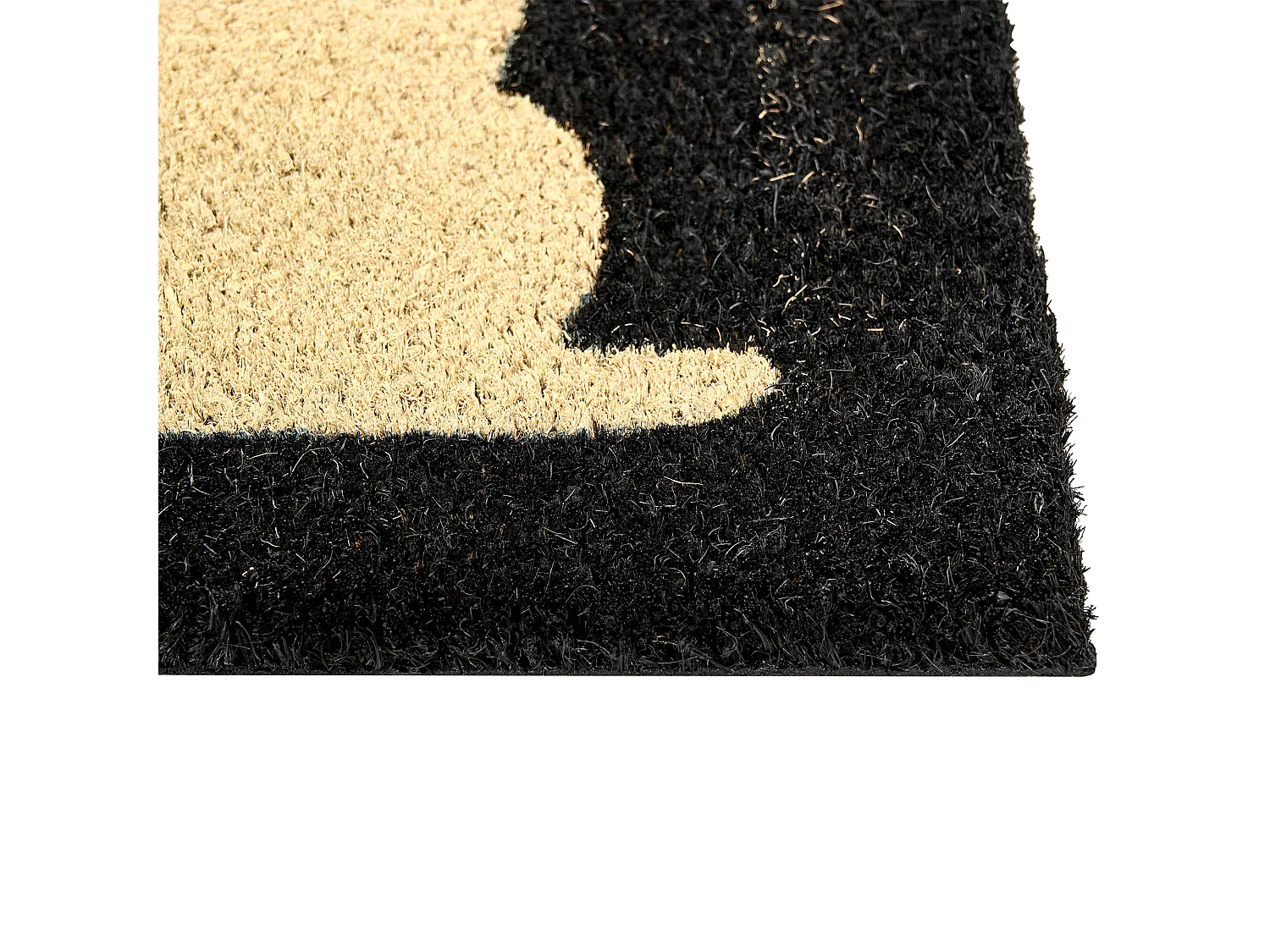 Paillasson NAPALIT Noir 60 x 90 cm Chat Fibre de coco