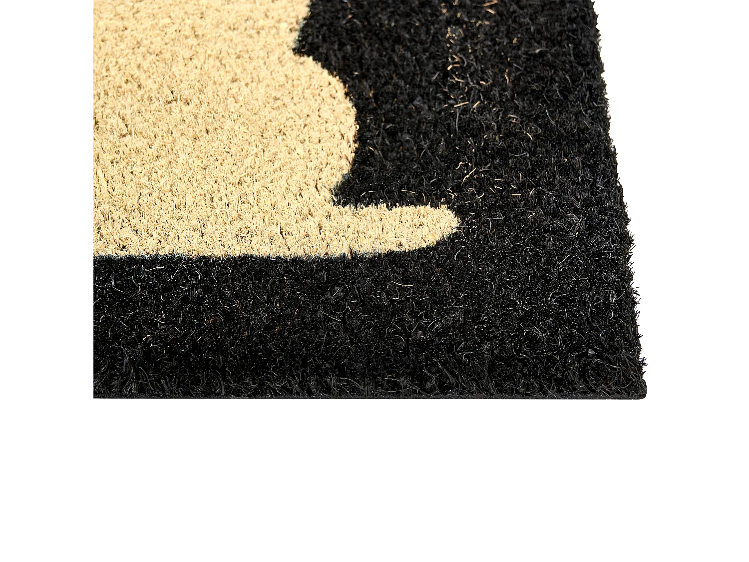 Paillasson NAPALIT Noir 60 x 90 cm Chat Fibre de coco