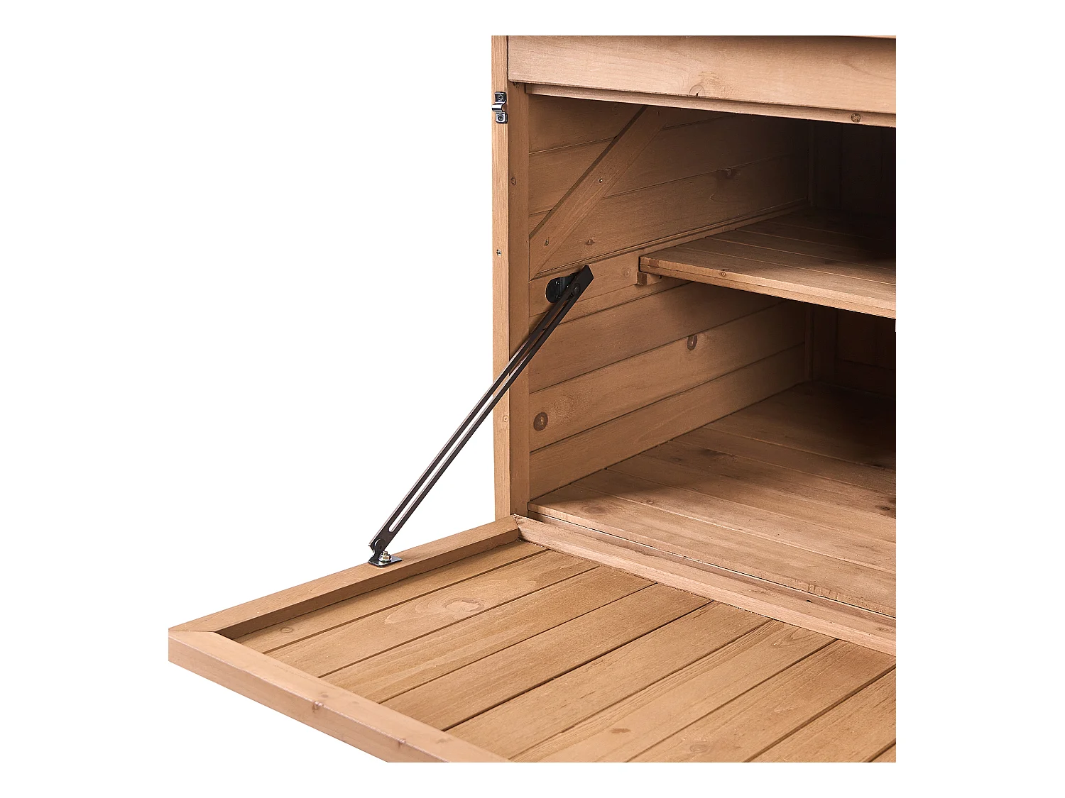 Remise à outils TOFFIA 127 cm 66 cm Marron