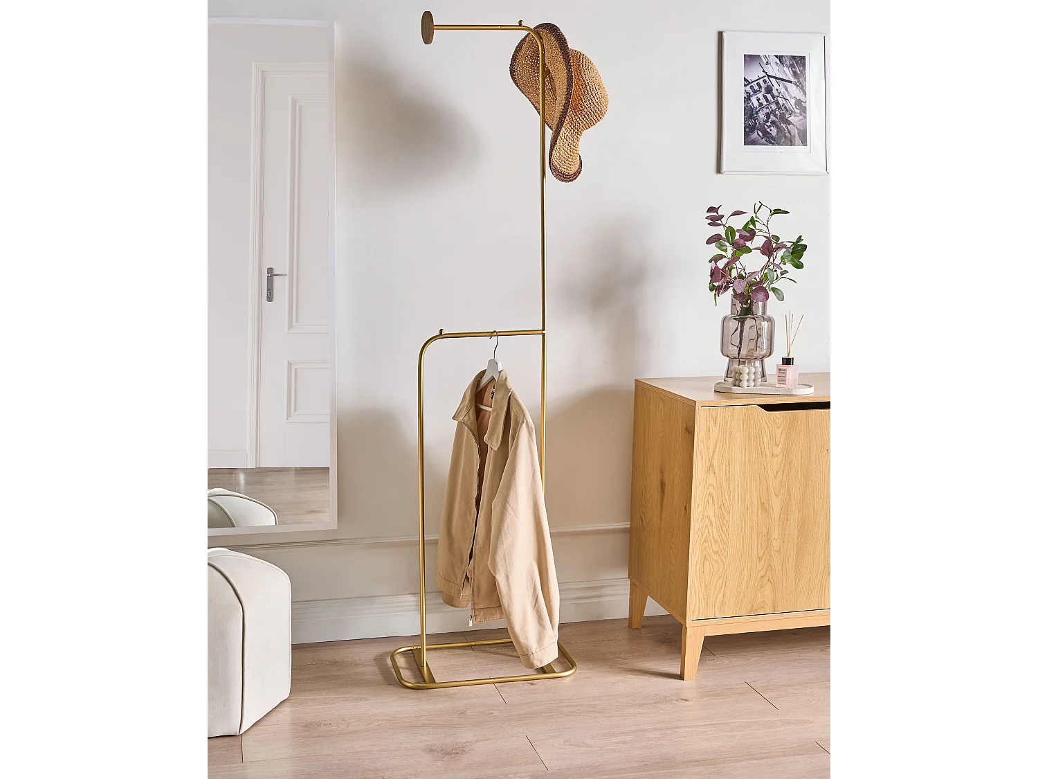 Porte-manteau EUREKA Doré