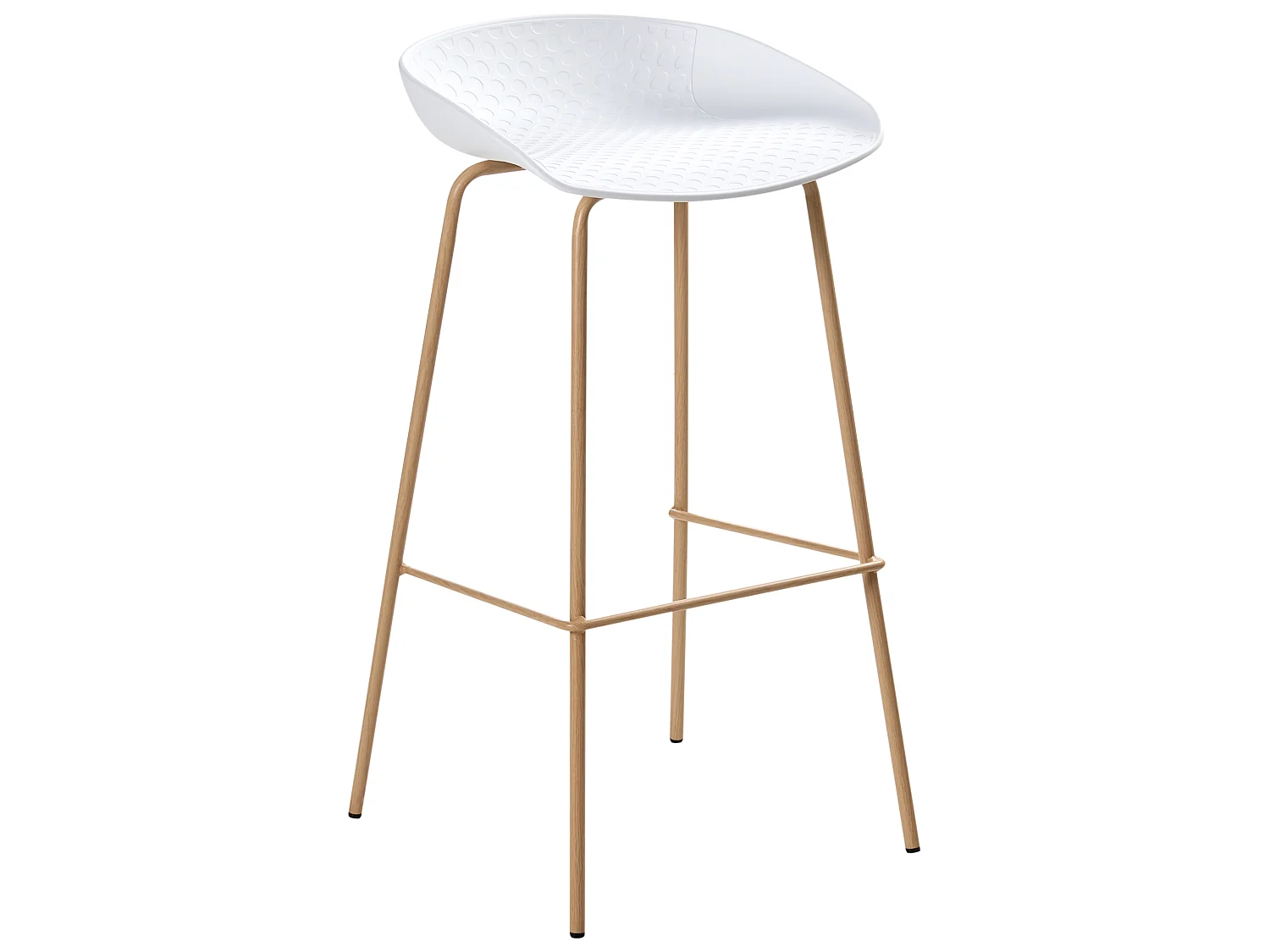 Set of 4 Bar Chairs VENLO White