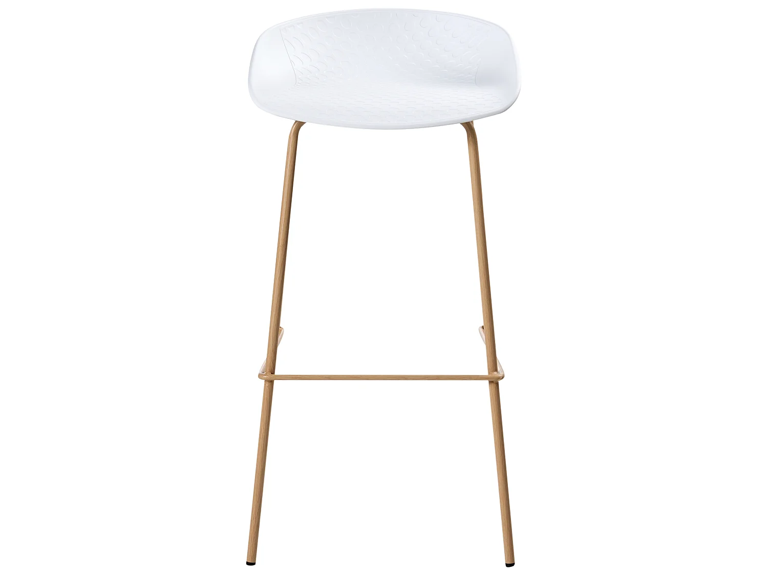 Set of 4 Bar Chairs VENLO White