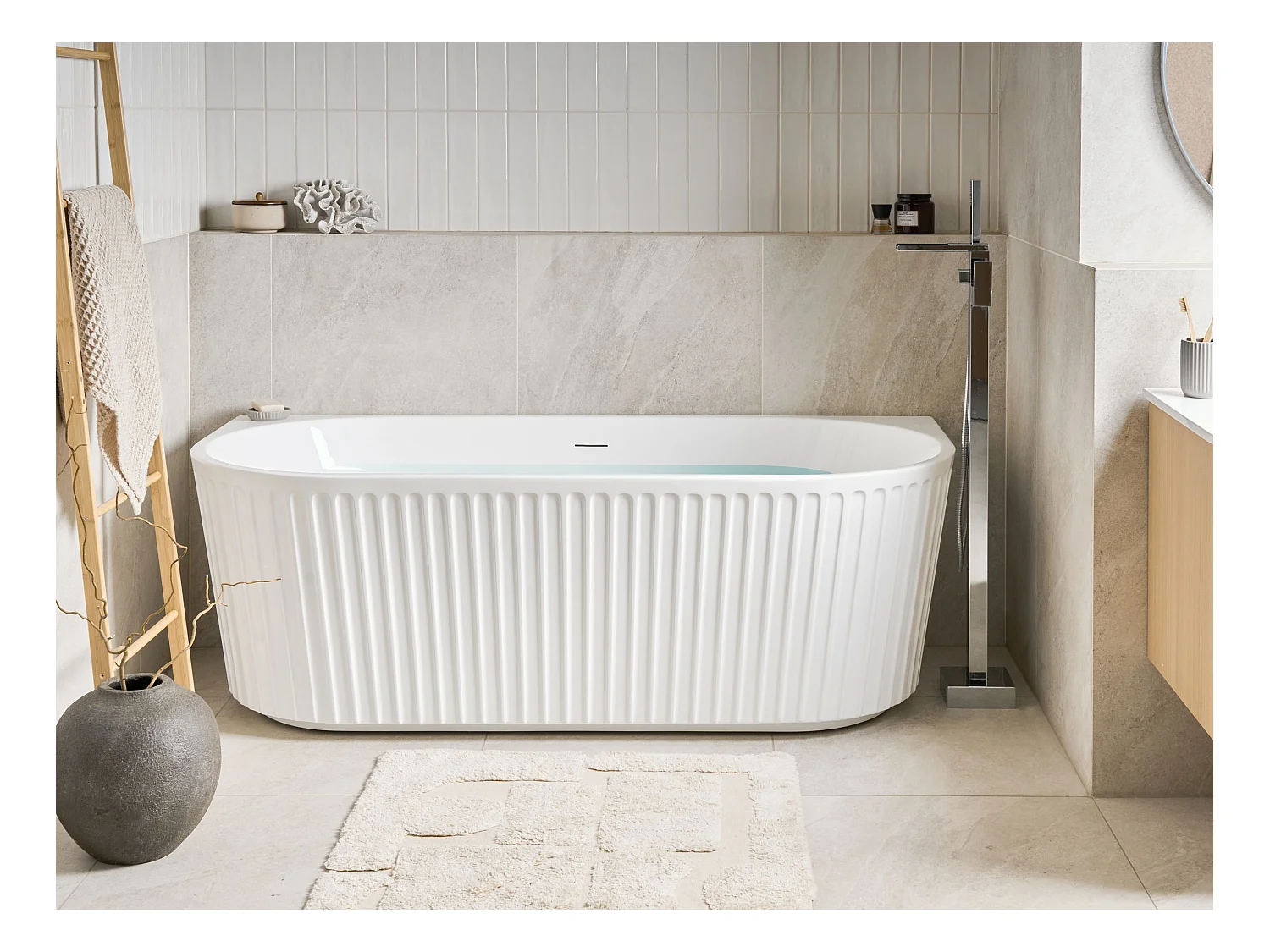 Baignoire SERENA 170 x 80 cm Blanc