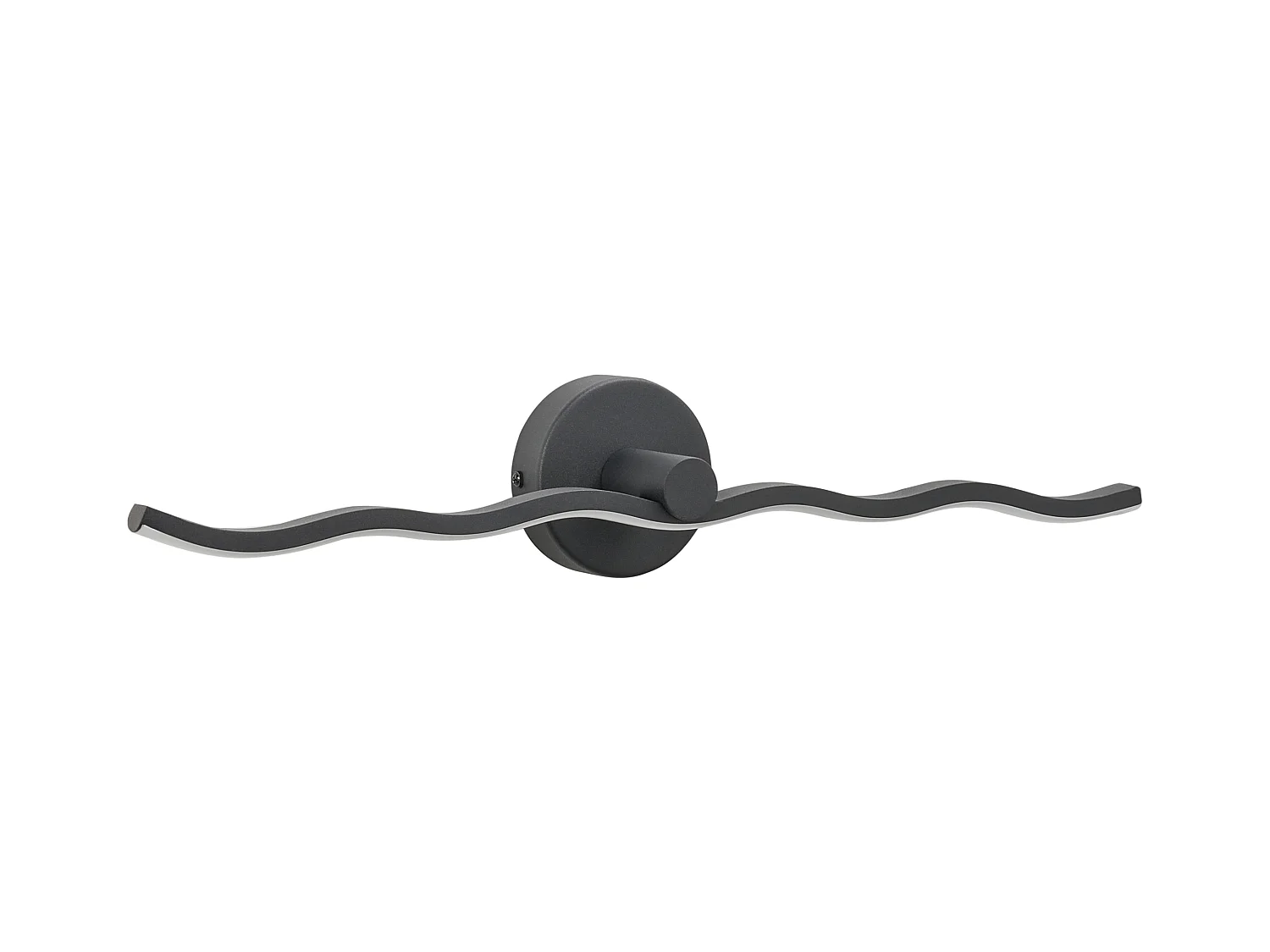 Luminaire LED pour tableau et miroir AILETTE Métal Noir