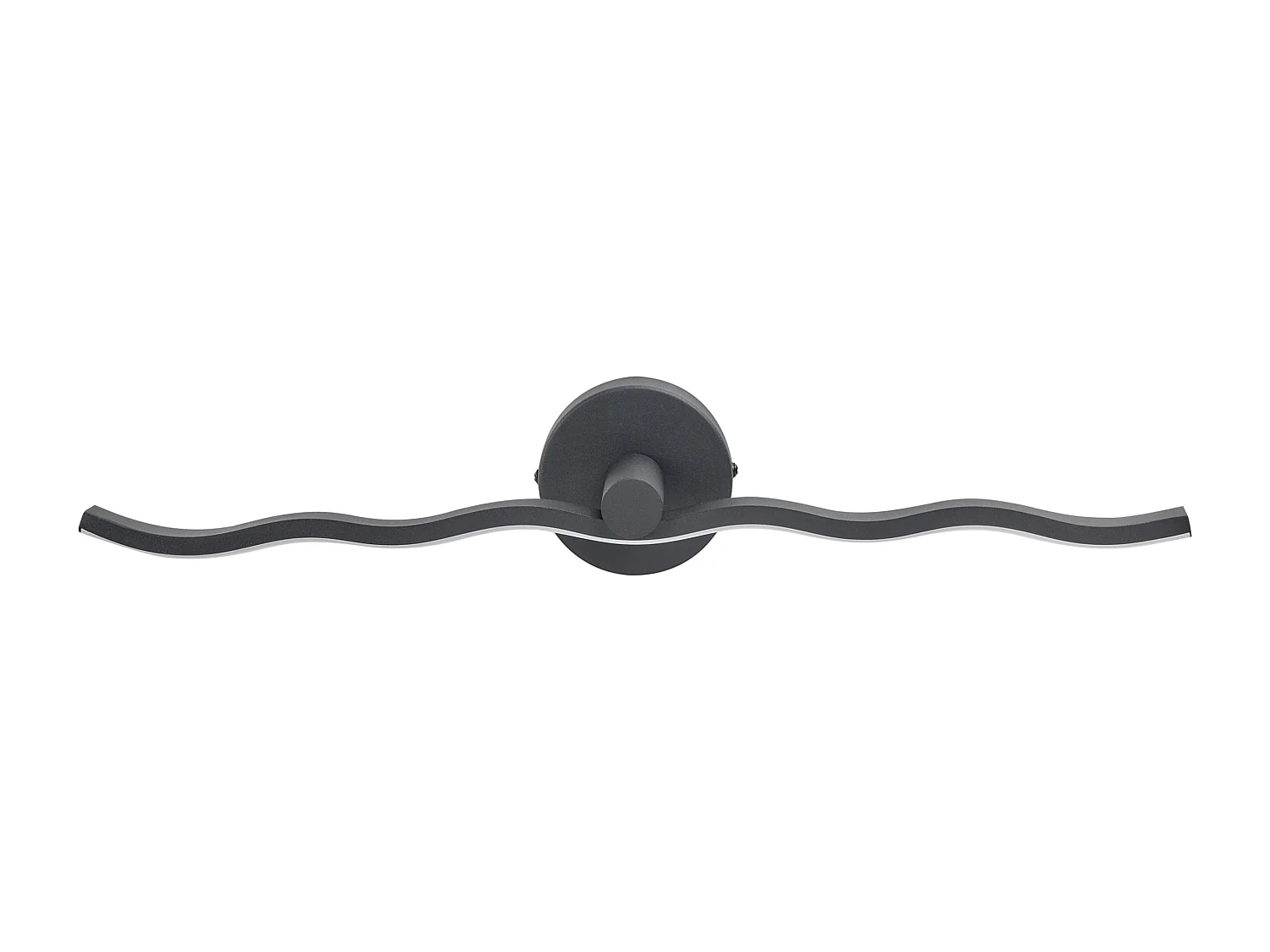 Luminaire LED pour tableau et miroir AILETTE Métal Noir