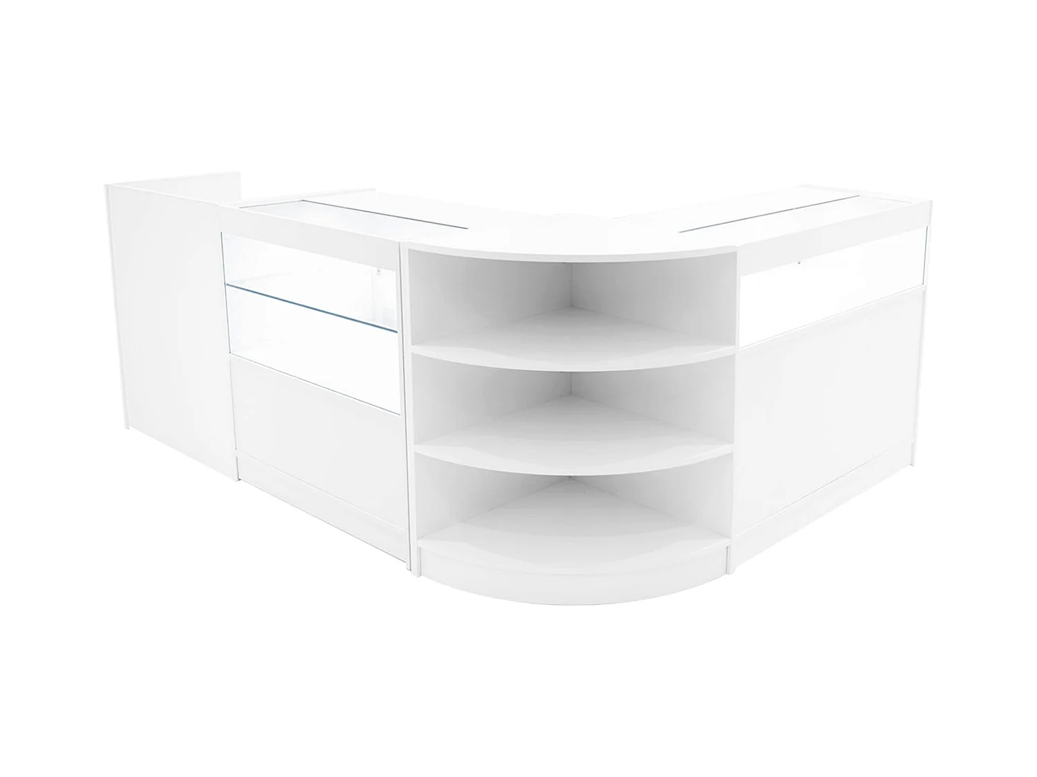 Comptoirs de Vente à LED Ensemble Europa - Blanc LM60, B900, C900, TB60