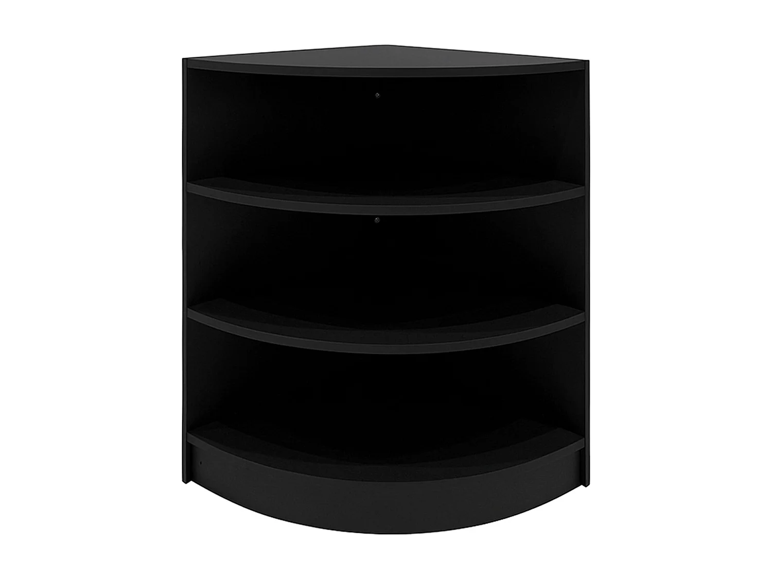 Conjunto de BalcÃµes Comerciais com Luz LED "EUROPA" LM60 + B1500 + C1500 + TB60 â€“ cor Preto