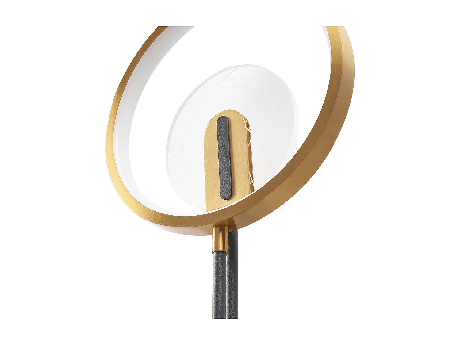 Lampe murale LED SAMBRE Métal Doré Noir