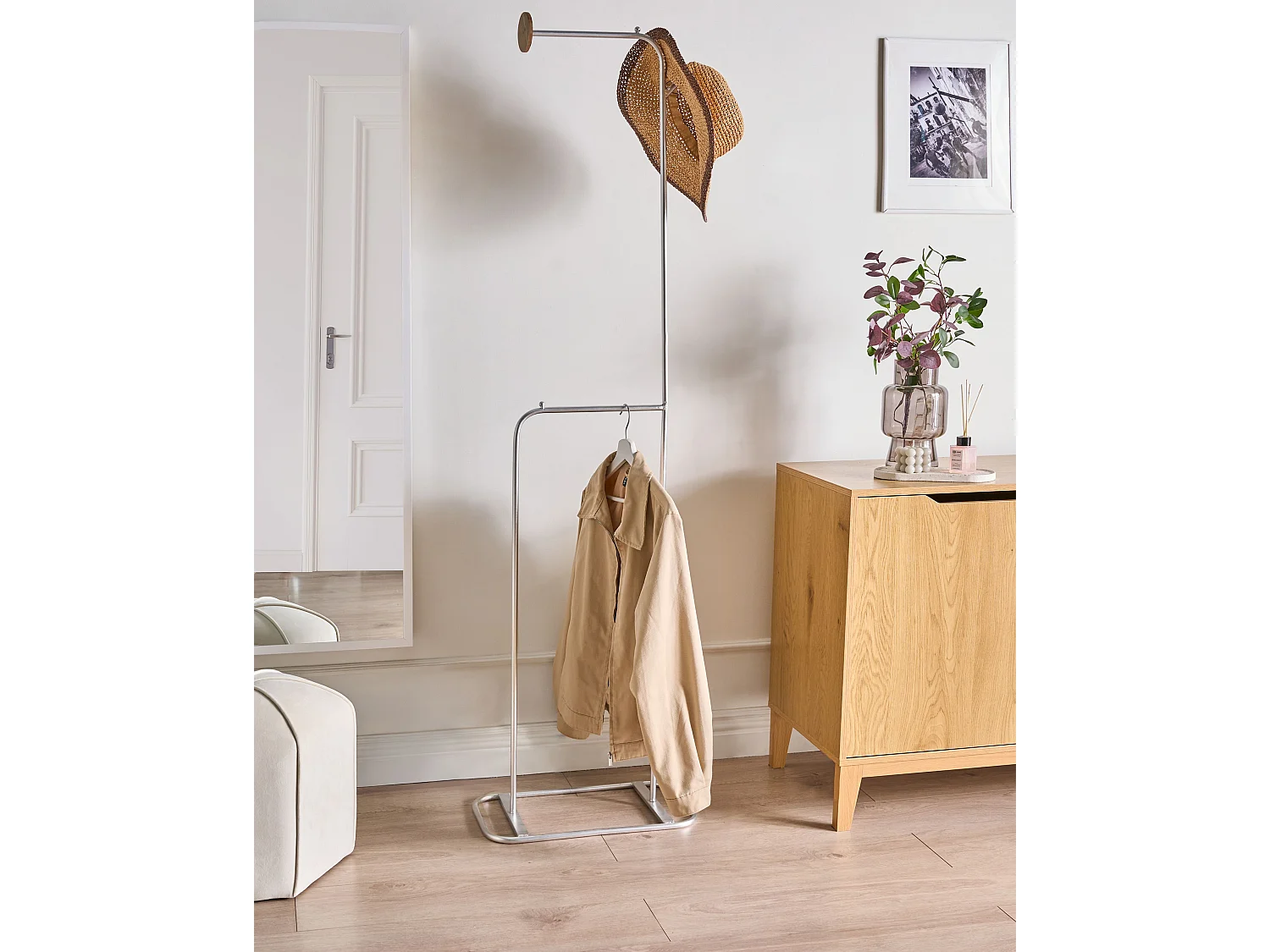 Porte-manteau EUREKA Argenté