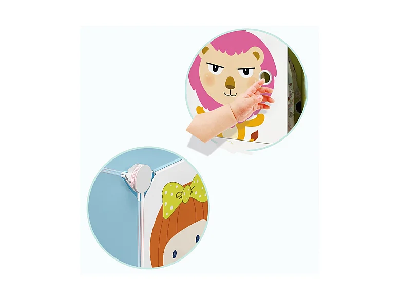 ARMOIRE MODULAIRE POUR ENFANTS GARDE-ROBE COLORÉE ÉTAGÈRES ÉTAGÈRE À VÊTEMENTS JOUETS