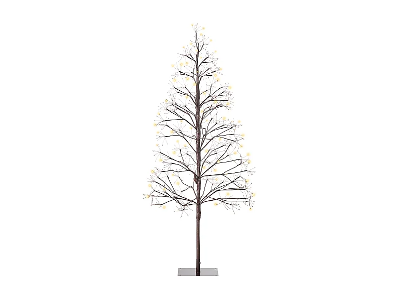 Décoration extérieure LED LONKARI Arbre 150 cm Marron