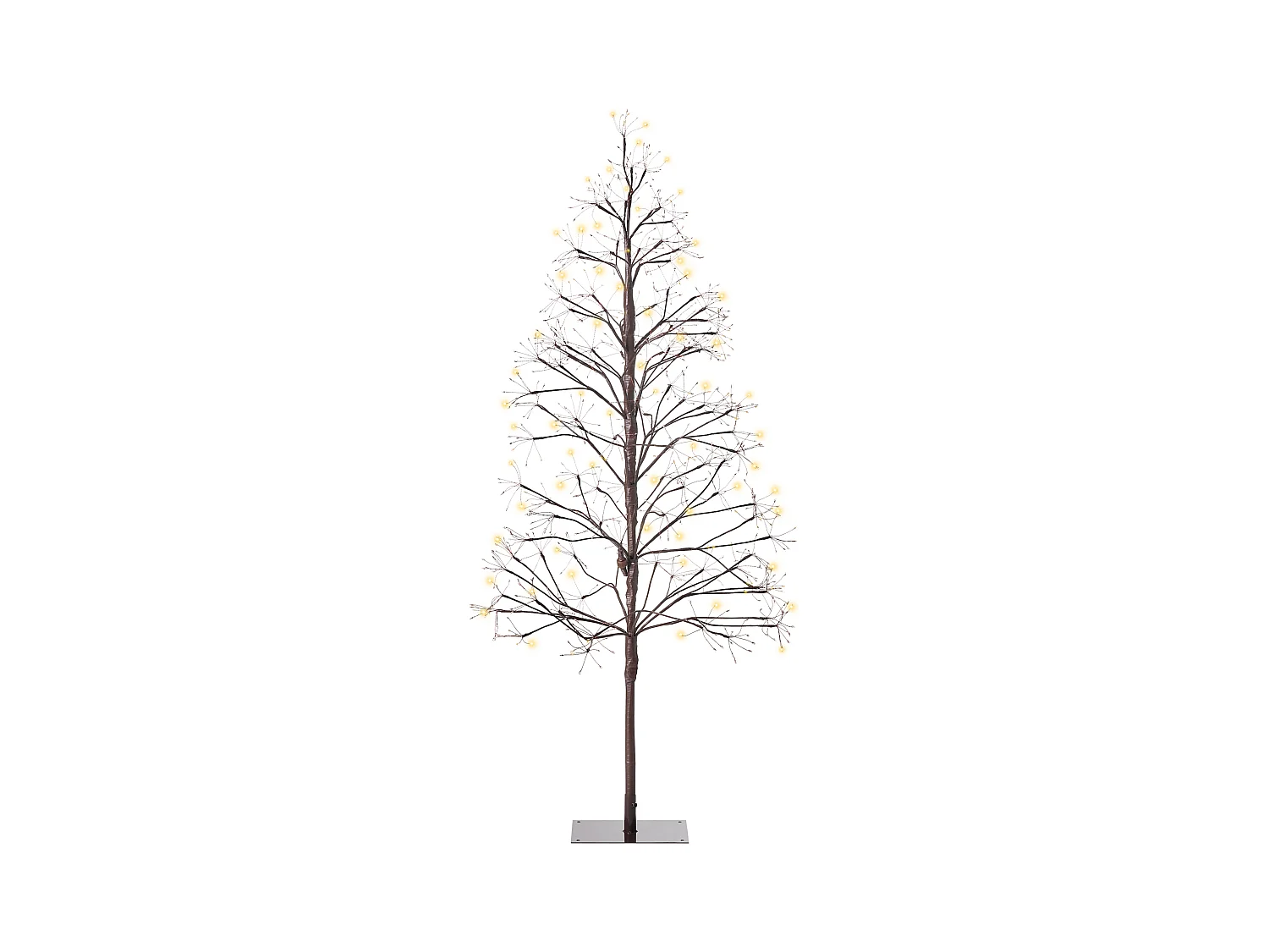 Décoration extérieure LED LONKARI Arbre 150 cm Marron