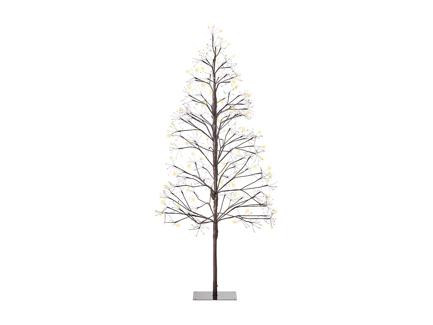 Décoration extérieure LED LONKARI Arbre 150 cm Marron