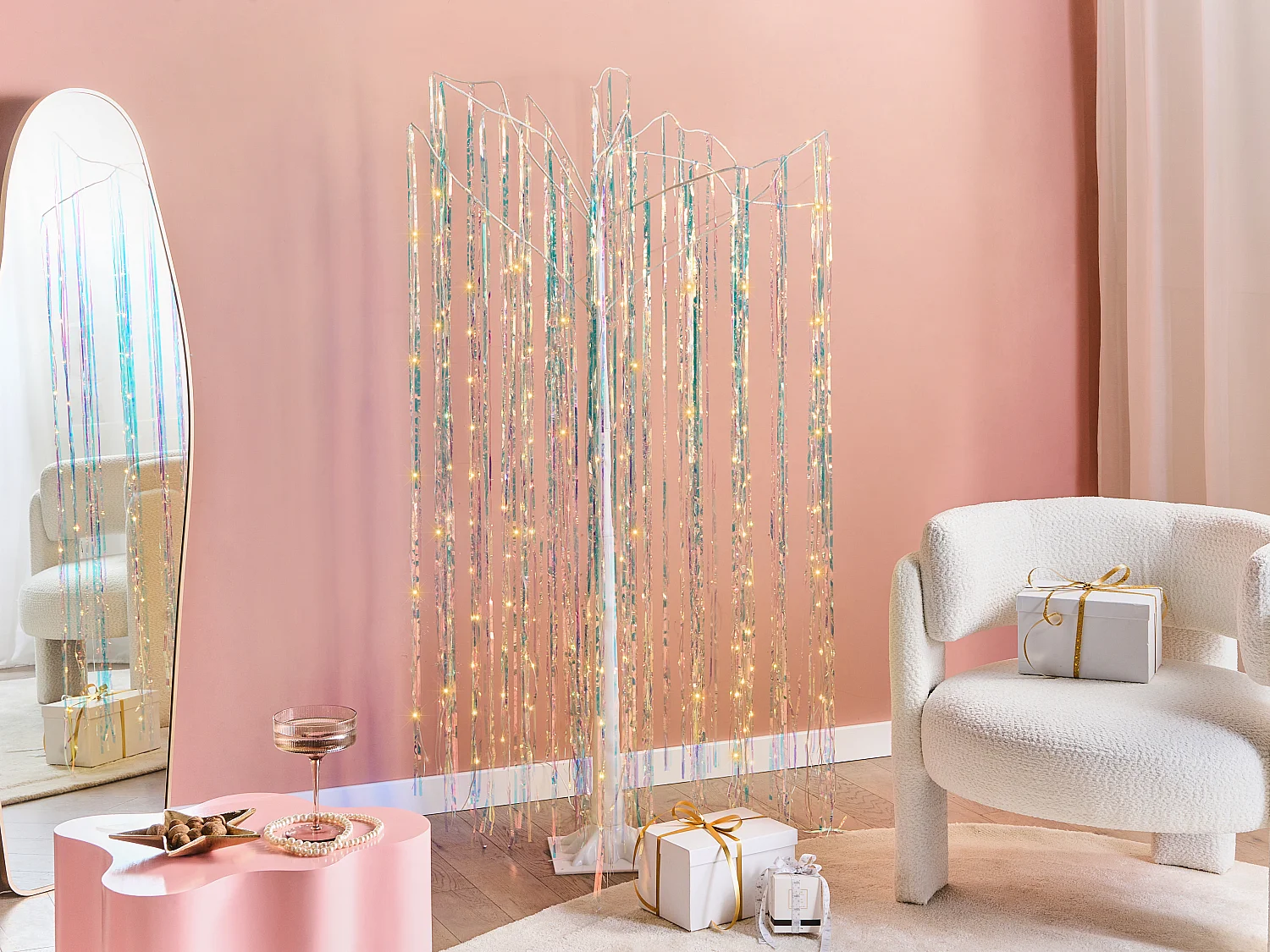 Décoration extérieure LED BOREN 163 cm Arbre Multicolore