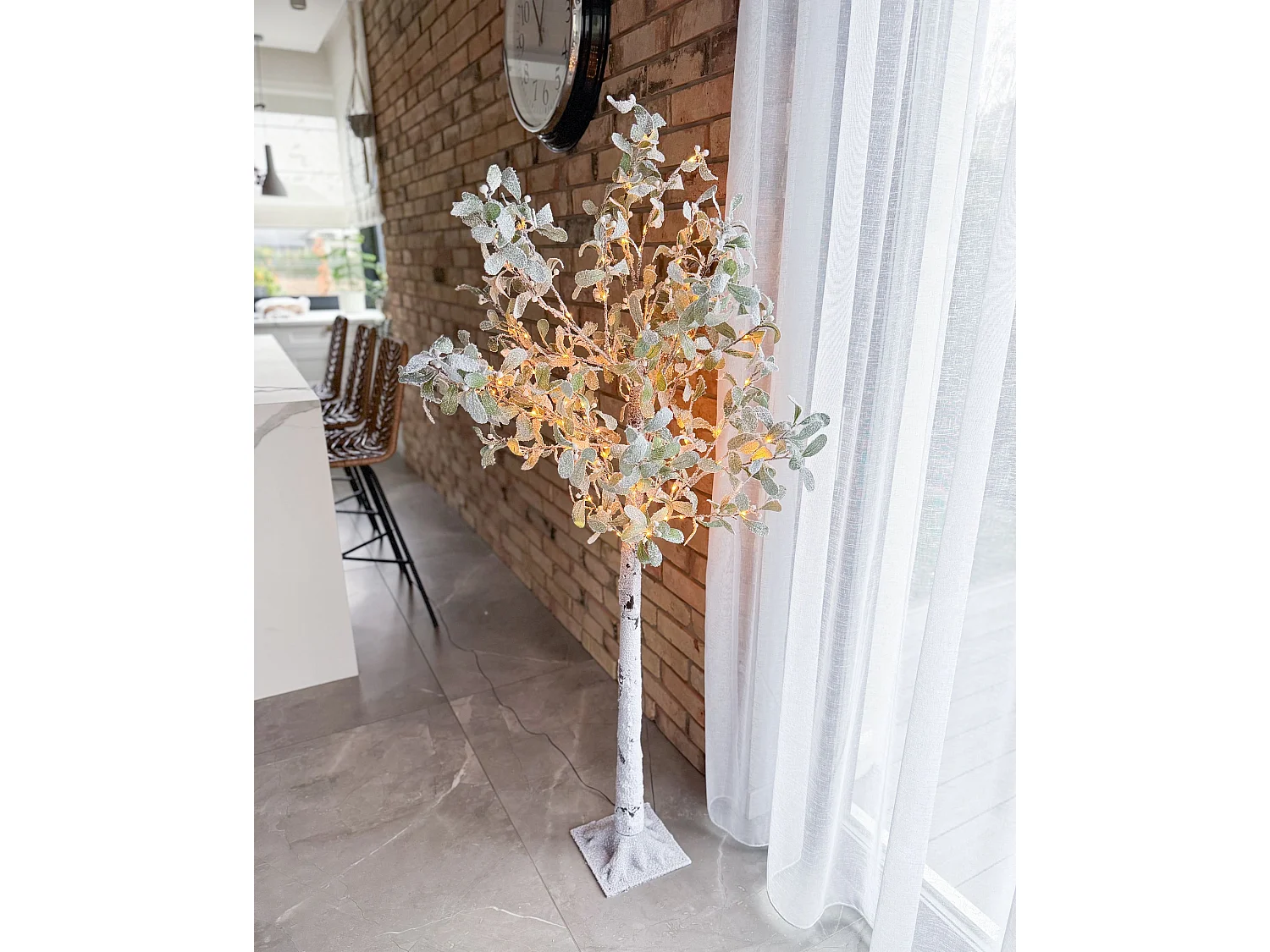 Décoration extérieure LED MELAKKO 150 cm Arbre Vert
