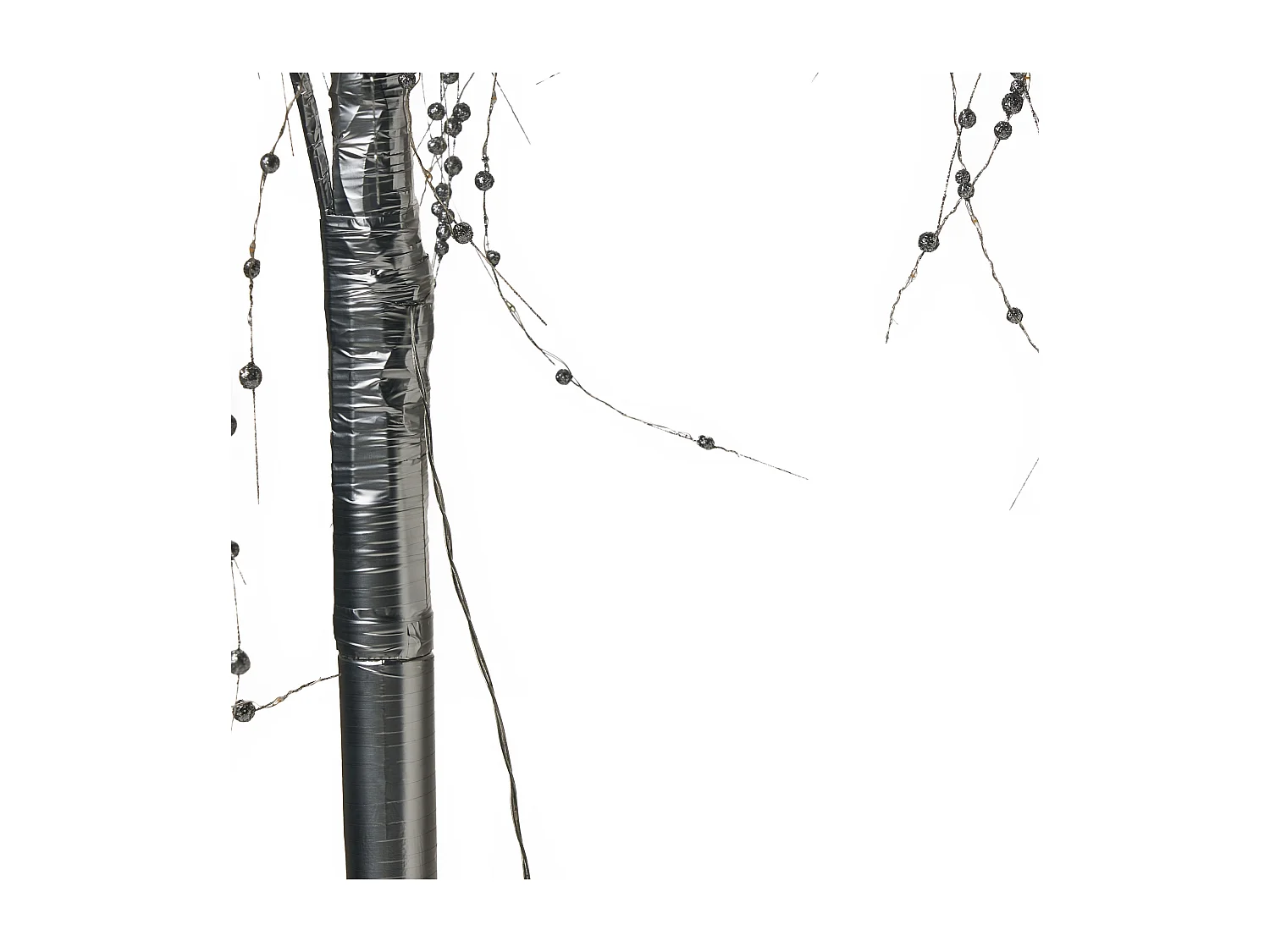 Décoration extérieure LED NILLAKA Arbre 145 cm Argenté