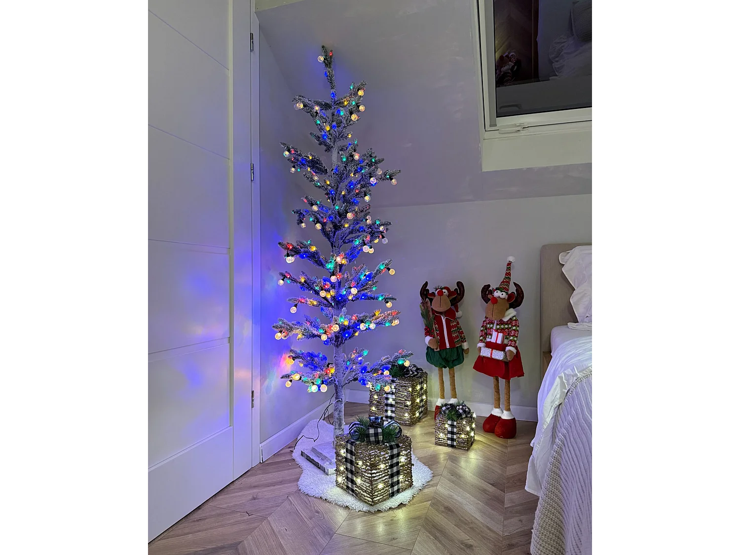 Décoration extérieure LED TORSA 180 cm Arbre Vert