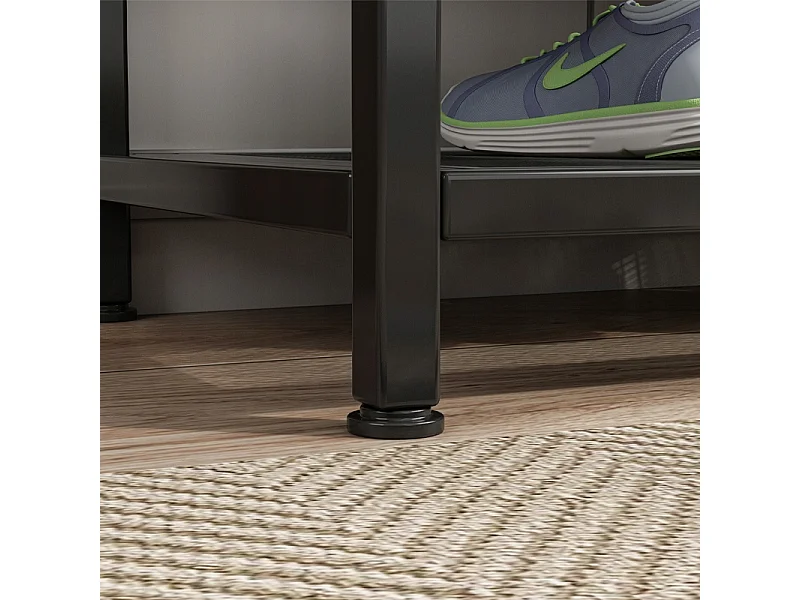 INDUSTRIELLER KLEIDERSTÄNDER FÜR KLEIDUNG UND SCHUHE LOFT-STÄNDER GARDEROBE SCHRANK SITZ