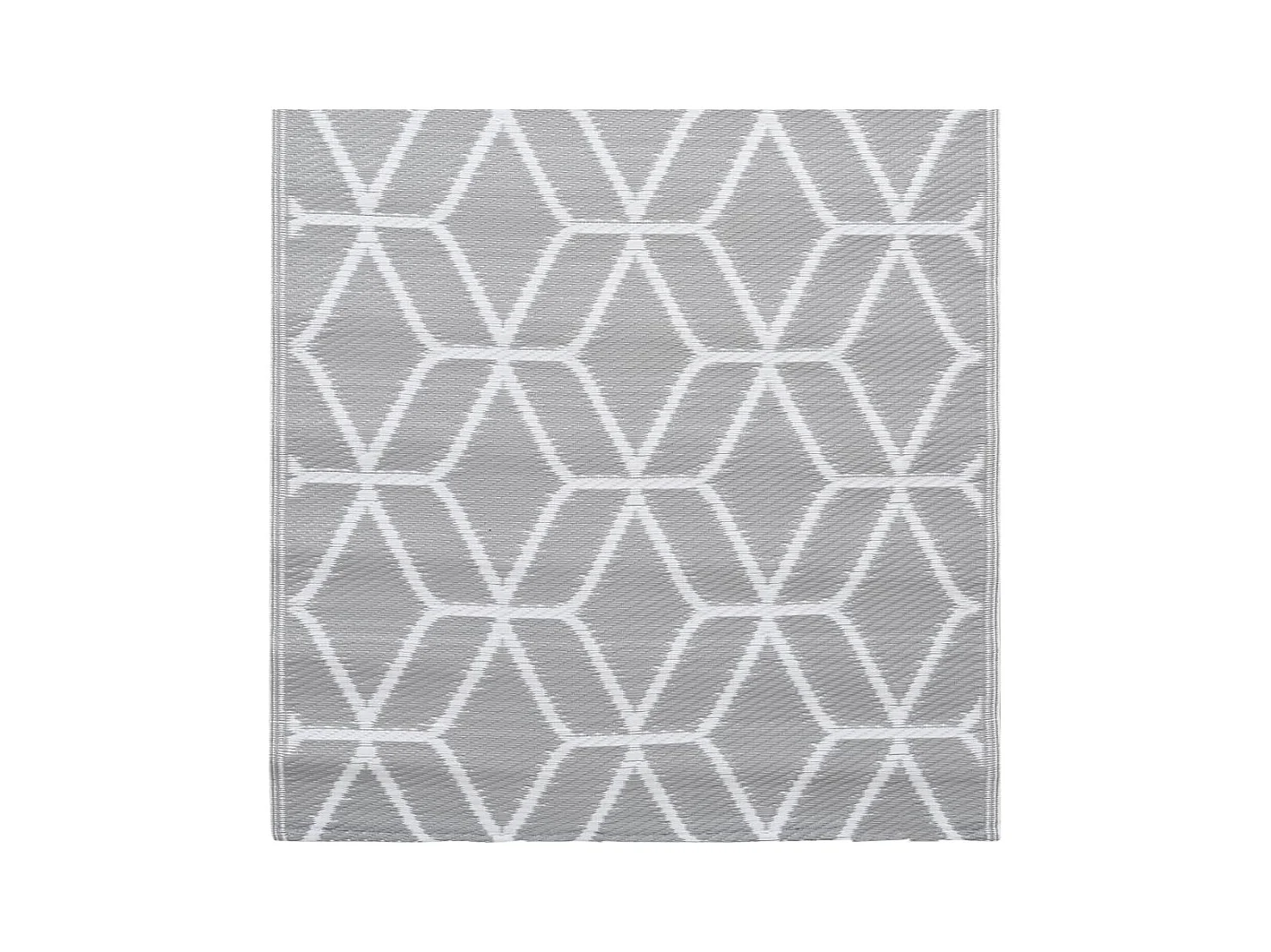 Tapete de Exterior ARAKIL 80x150 cm Cinzento para Jardim e Varanda