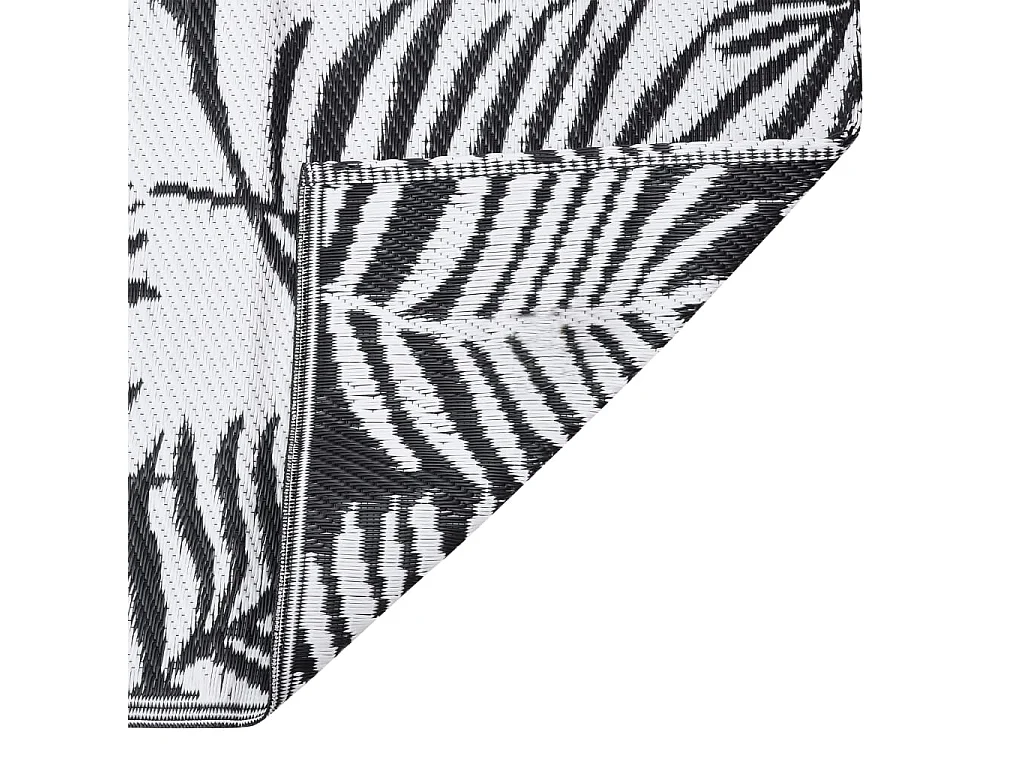 vidaXL Tapis d'extérieur Noir 80x250 cm PP