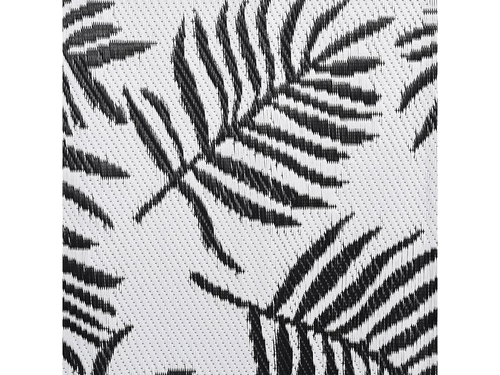 vidaXL Tapis d'extérieur Noir 80x250 cm PP