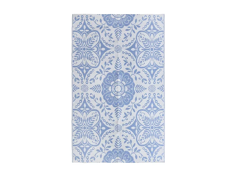 Tapete de Exterior ARAKIL 190x290 cm em Azul-Bebé para Varandas e Jardins
