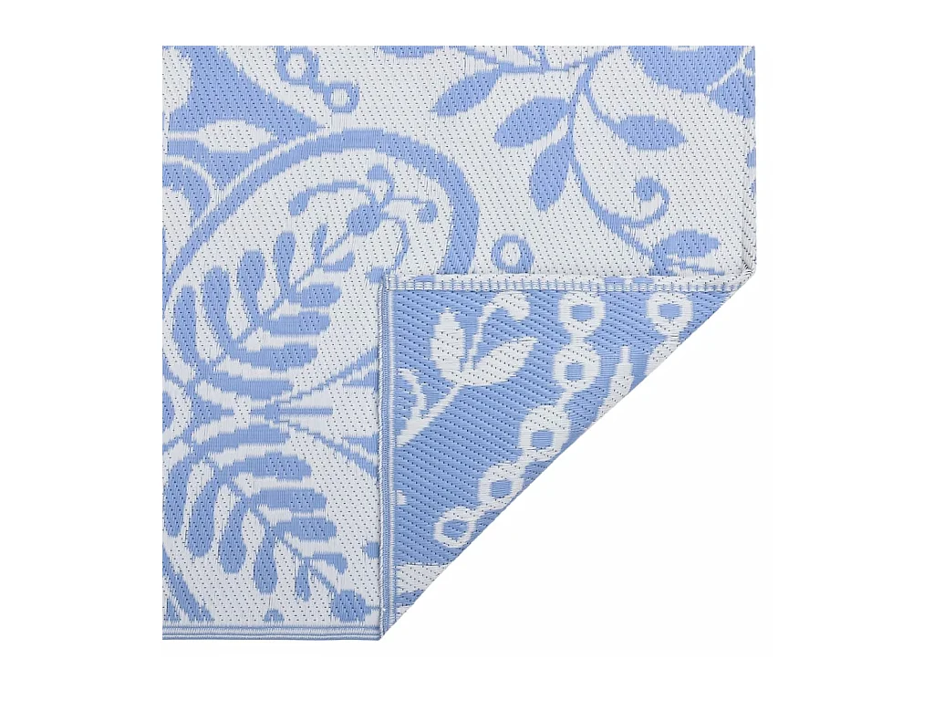 vidaXL Tapis d'extérieur Bleu azuré 190x290 cm PP