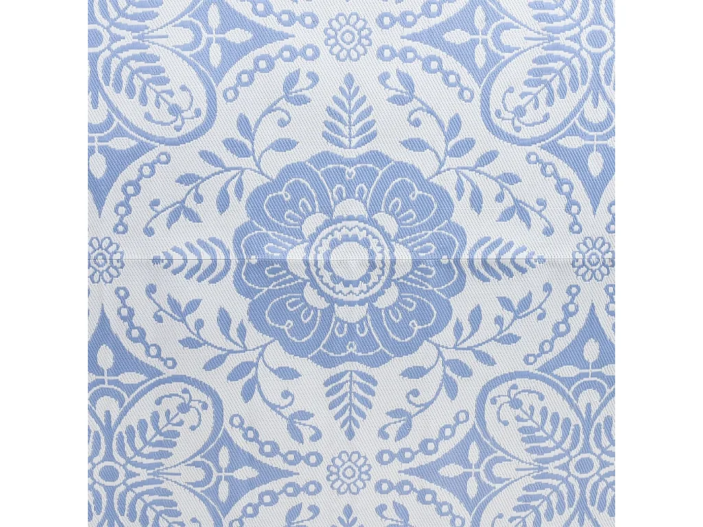 Tapete de Exterior ARAKIL 190x290 cm em Azul-Bebé para Varandas e Jardins