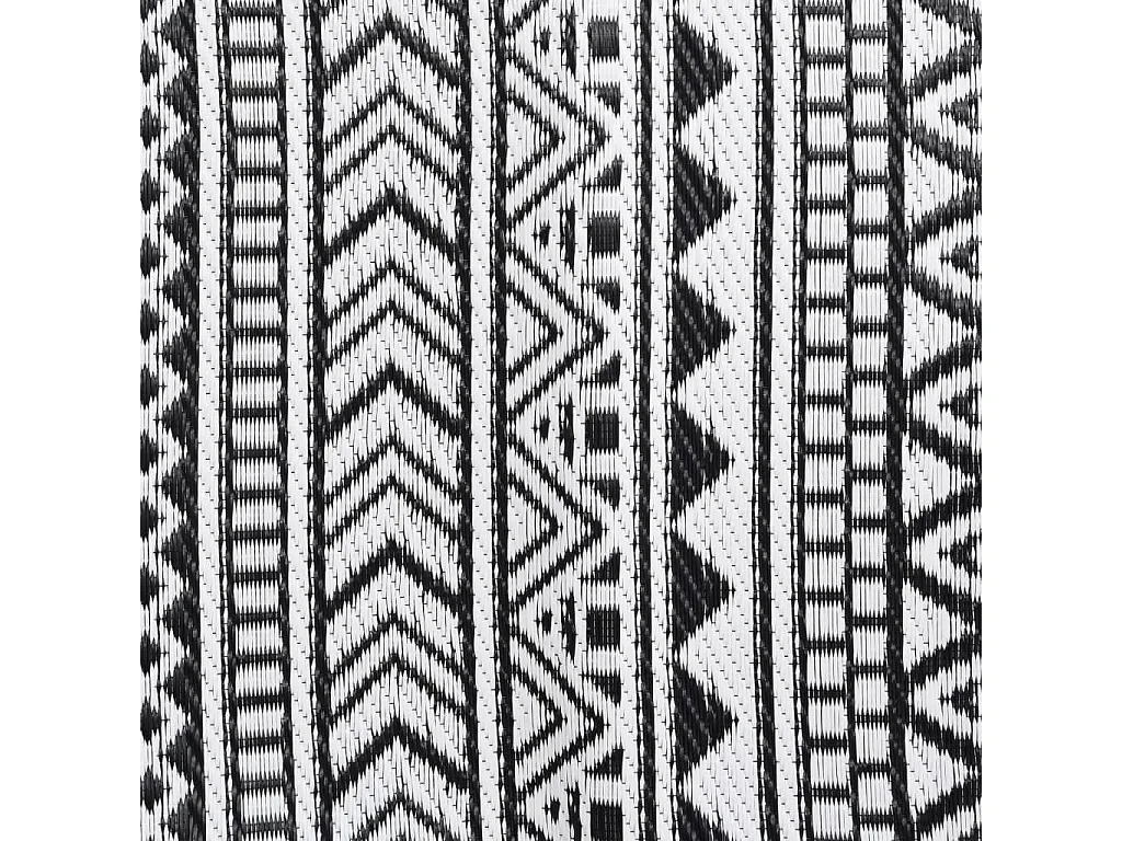 vidaXL Tapis d'extérieur Noir 120x180 cm PP