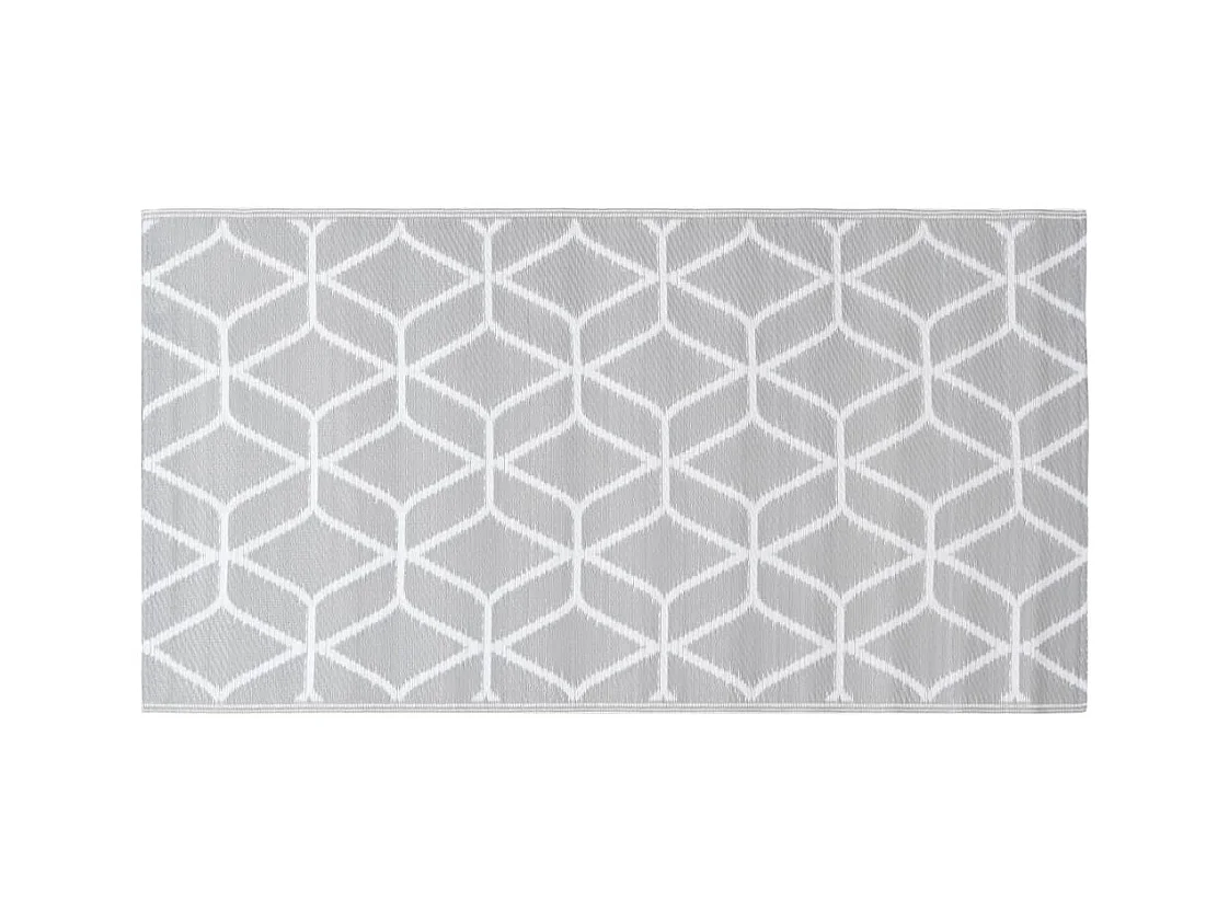 Outdoor-Teppich Grau 120x180 cm PP