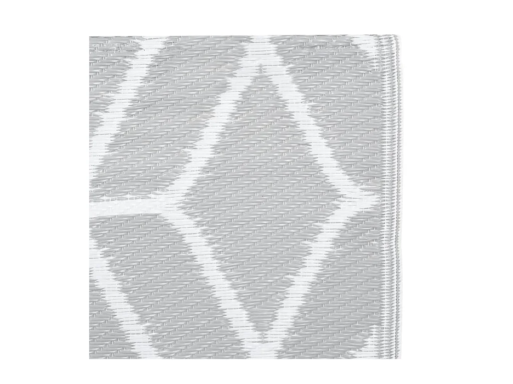 Outdoor-Teppich Grau 120x180 cm PP