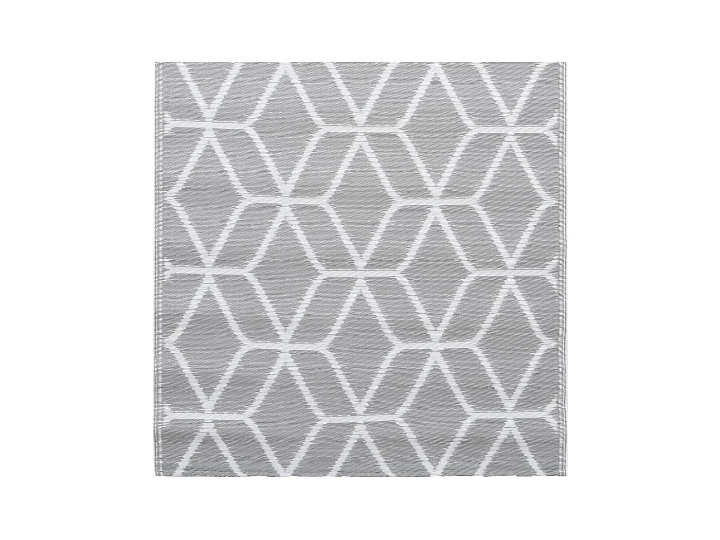 Outdoor-Teppich Grau 120x180 cm PP