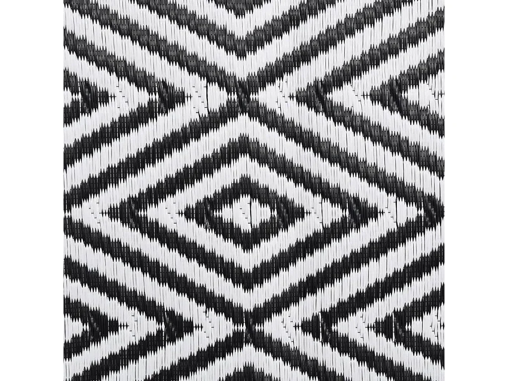 vidaXL Tapis d'extérieur Noir 80x250 cm PP