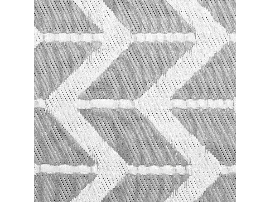 Outdoor-Teppich Grau 160x230 cm PP