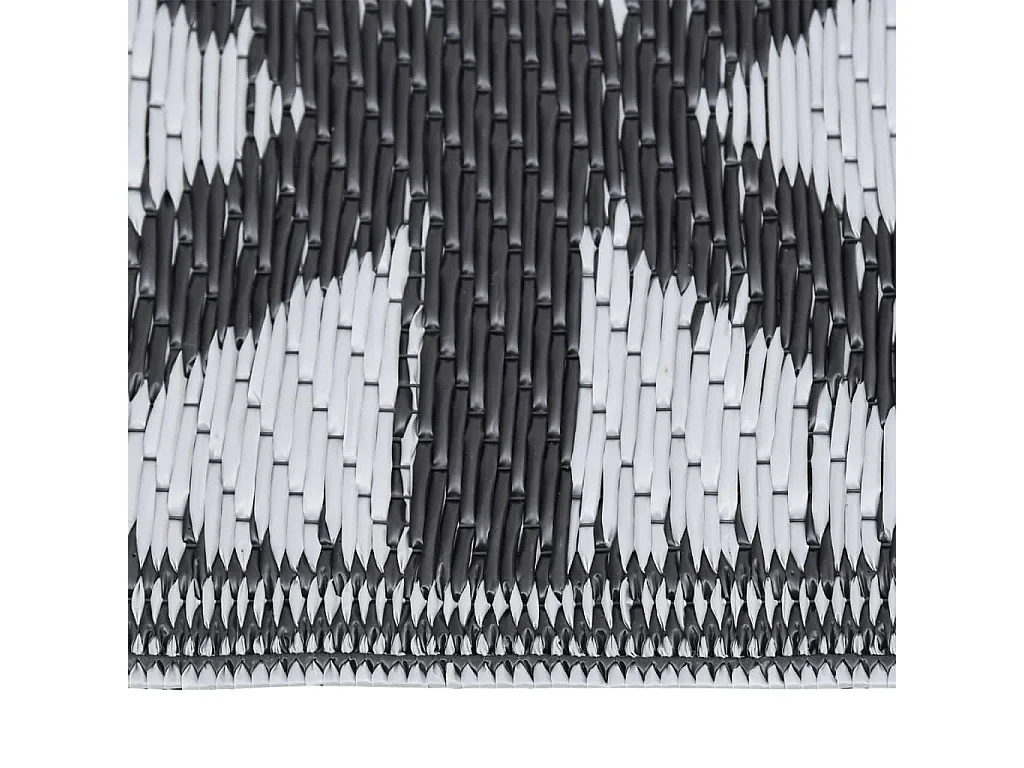 Tapete de Exterior ARAKIL 140x200 cm Preto - Elegância e Conforto para Seu Espaço