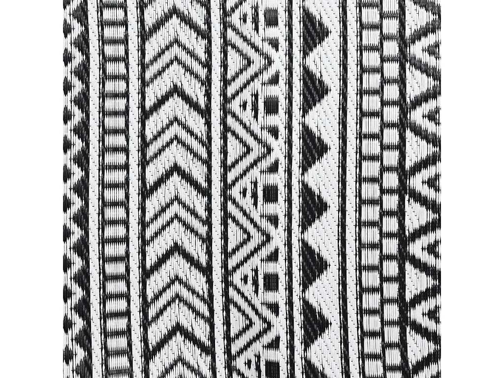 Tapete de Exterior ARAKIL 80x250 cm Preto - Sofisticação e Conforto para seu Espaço