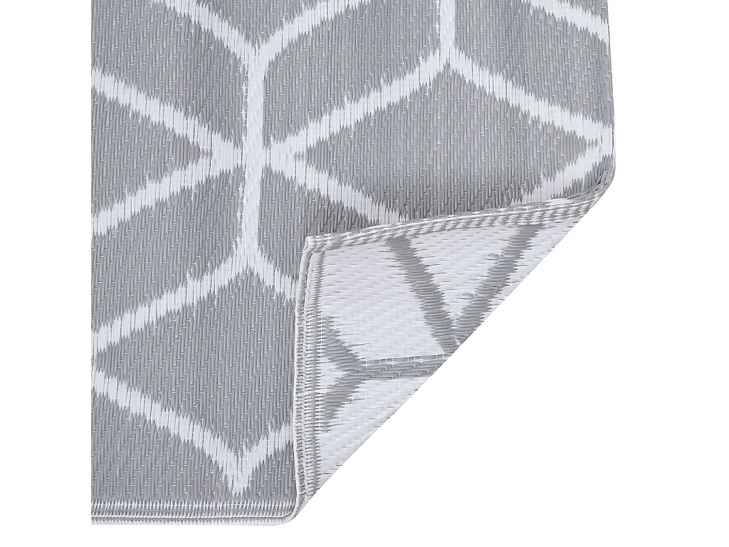 Tapete de Exterior ARAKIL 190x290 cm Cinzento em Polipropileno
