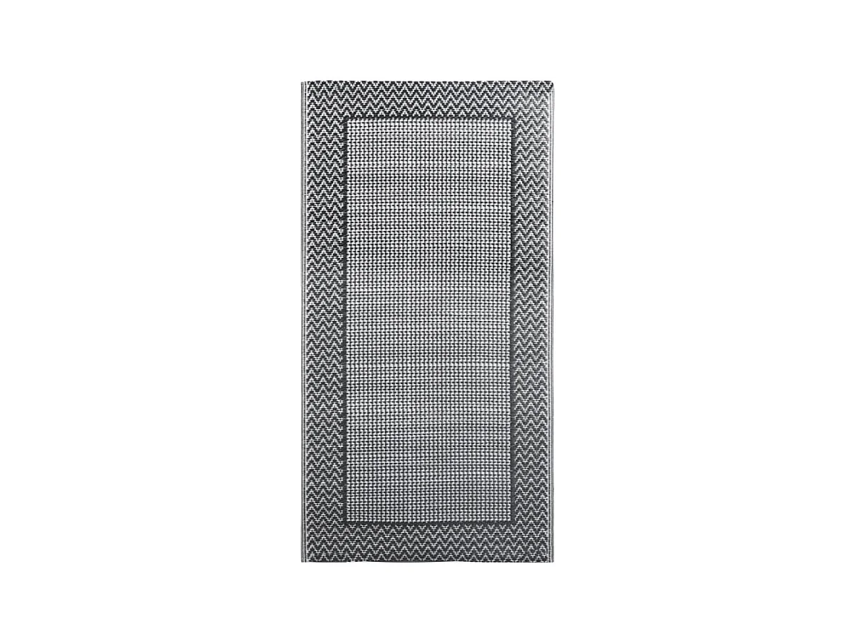 Tapis d extérieur Gris 80x150 cm PP