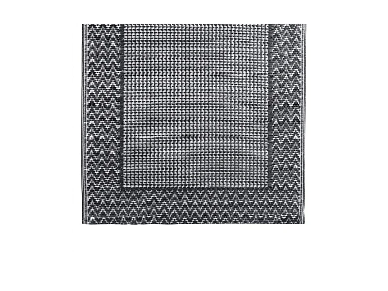 Tapis d extérieur Gris 80x150 cm PP